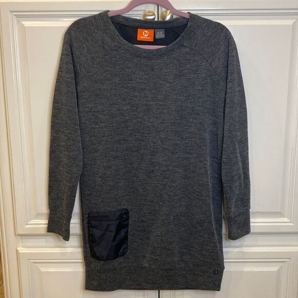 Merrell Arcadian Tunic Sweatshirt - Gray - Small Petite - Picture 1 of 12